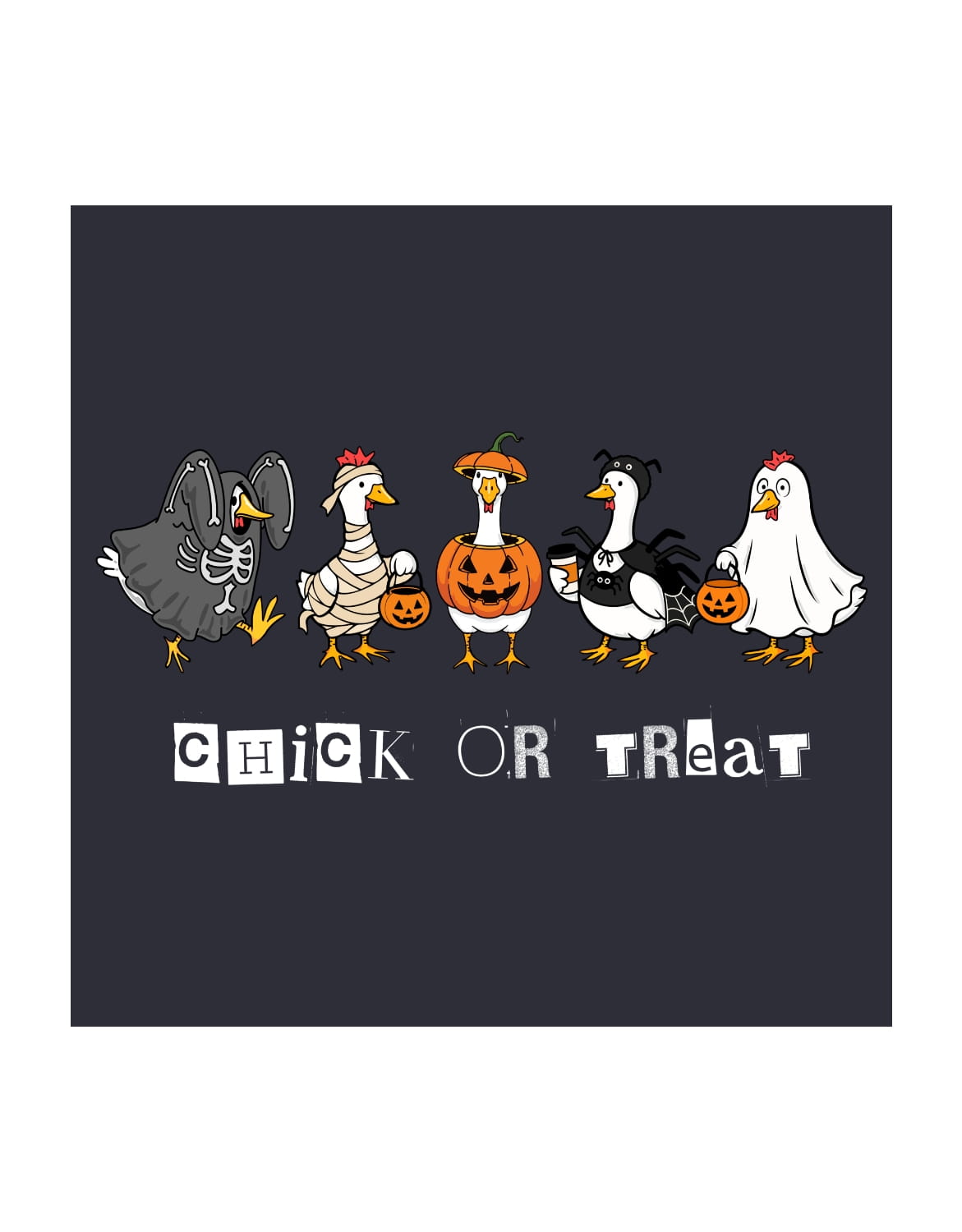 Motiv "Chick or treat"