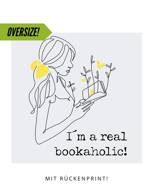 Oversize Motiv "Bookaholic"