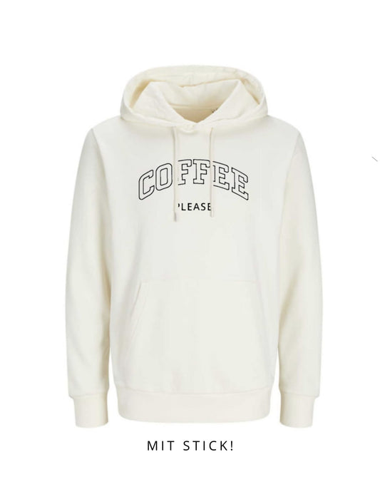 Oversize Motiv "Coffee please Stick"