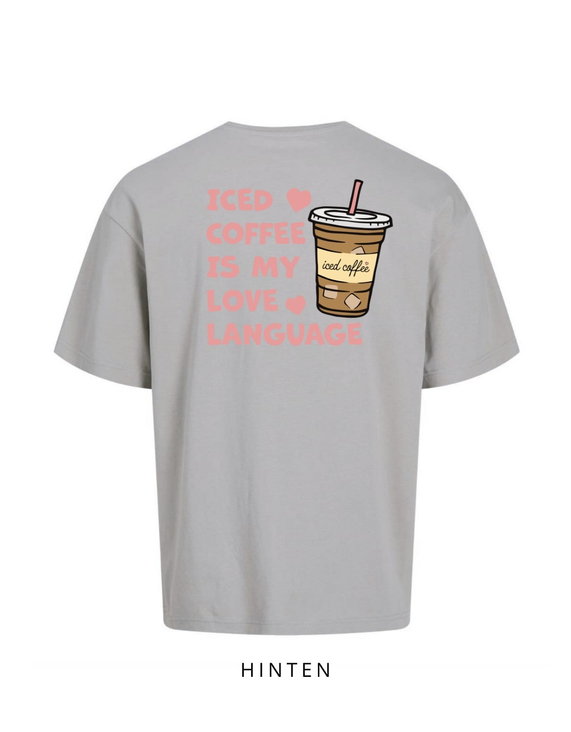 Oversize Motiv "Eiskaffee"