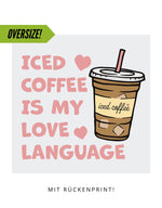 Oversize Motiv "Eiskaffee"