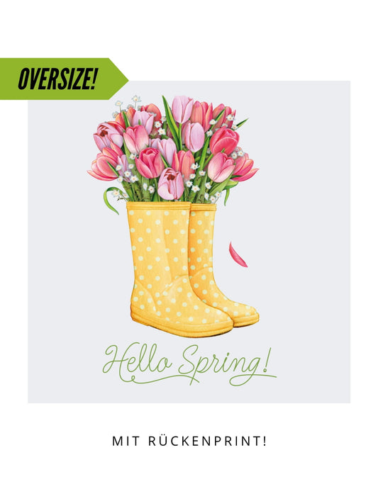 Oversize Motiv "Gummistiefel"
