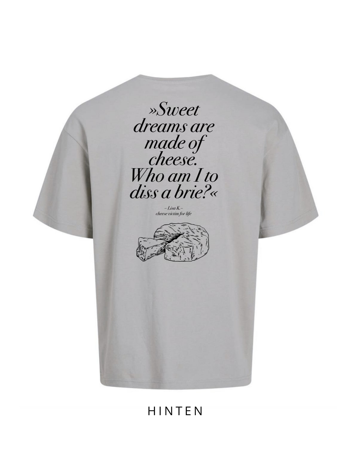 Oversize Motiv "Käse"