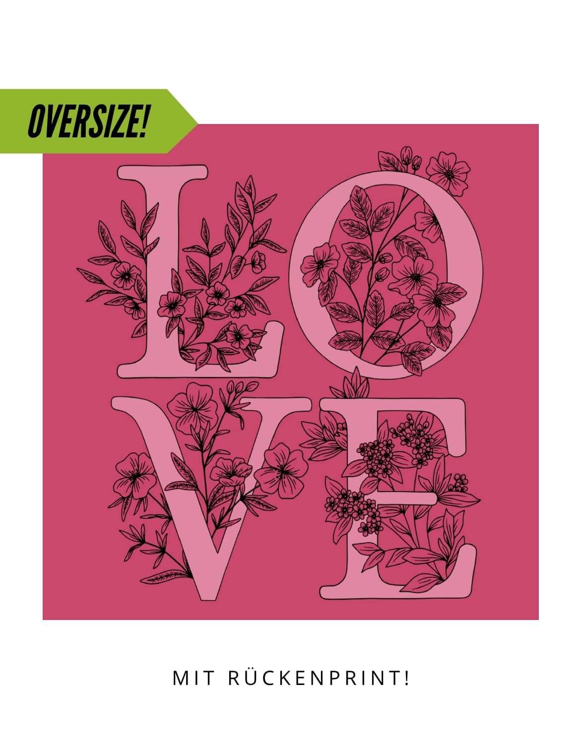 Oversize Motiv "LOVE"