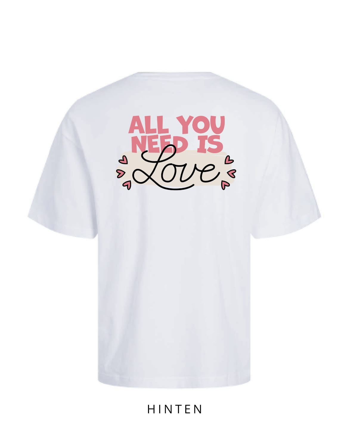 Oversize Motiv "All you need is Love 1"