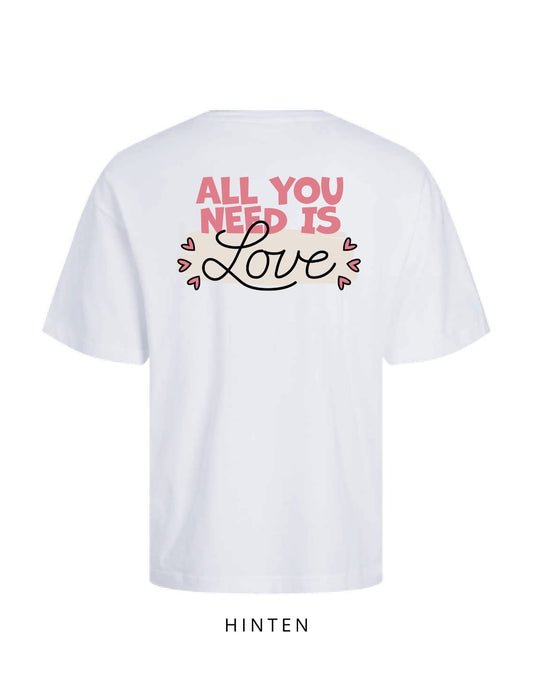 Oversize Motiv "All you need is Love 1"