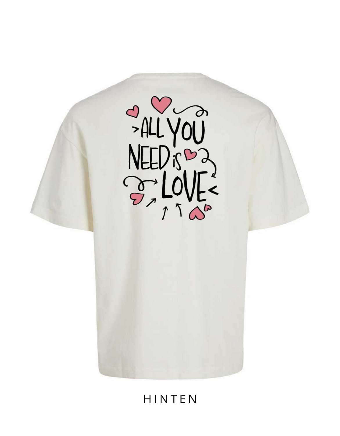 Oversize Motiv "All you need is Love 2"