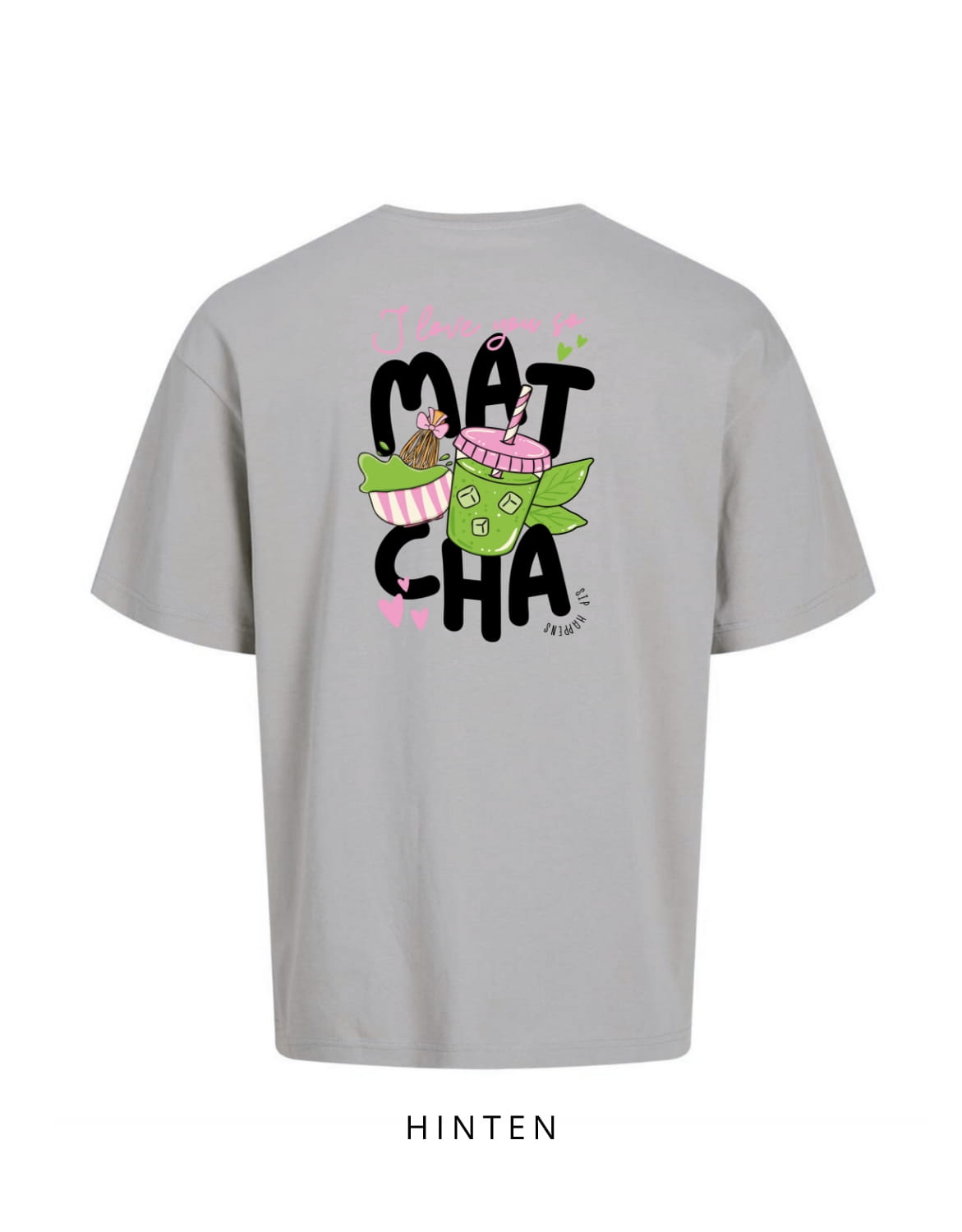Oversize Motiv "Matcha"