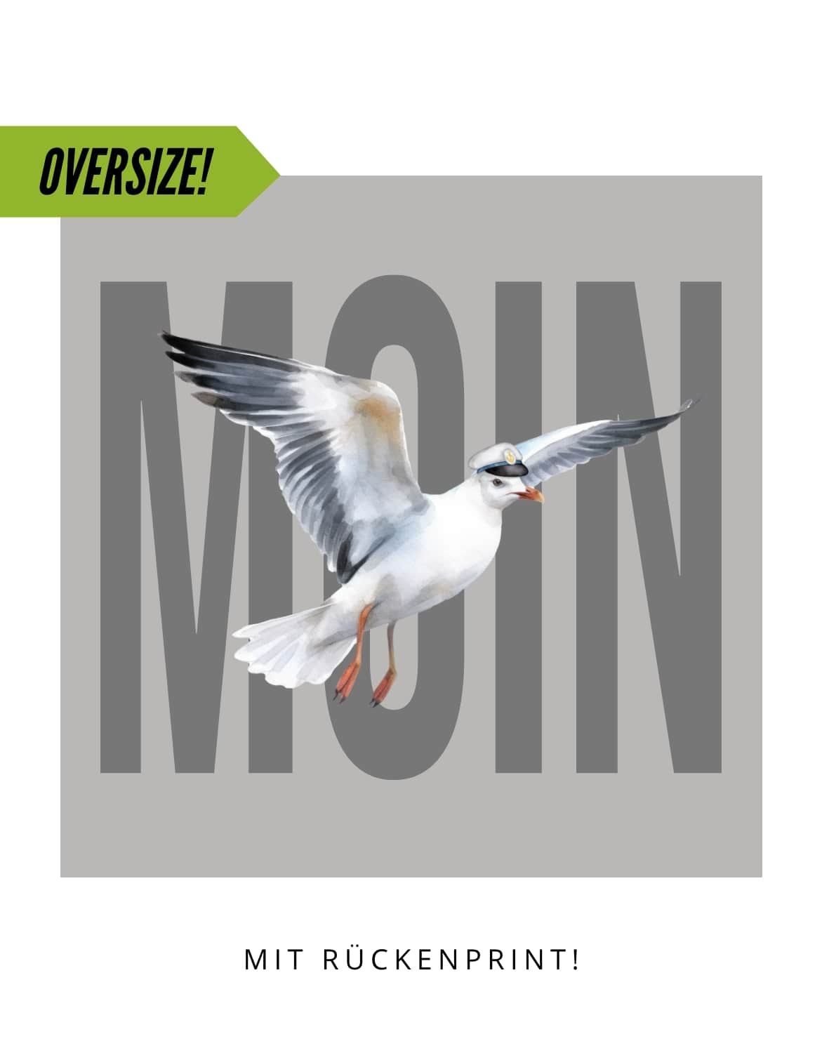 Oversize Motiv "Möwen-Moin"