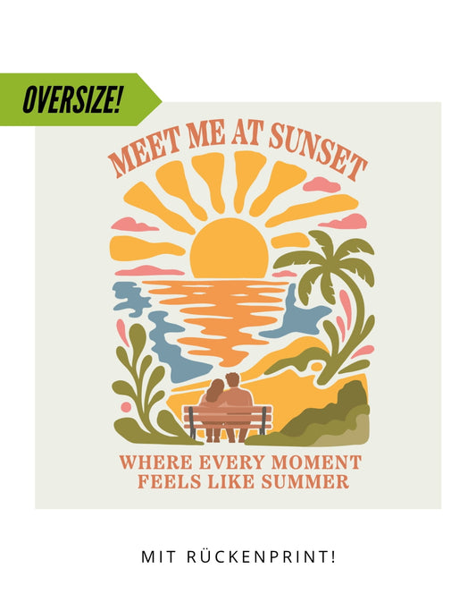 Oversize Motiv "Meet me at Sunset"