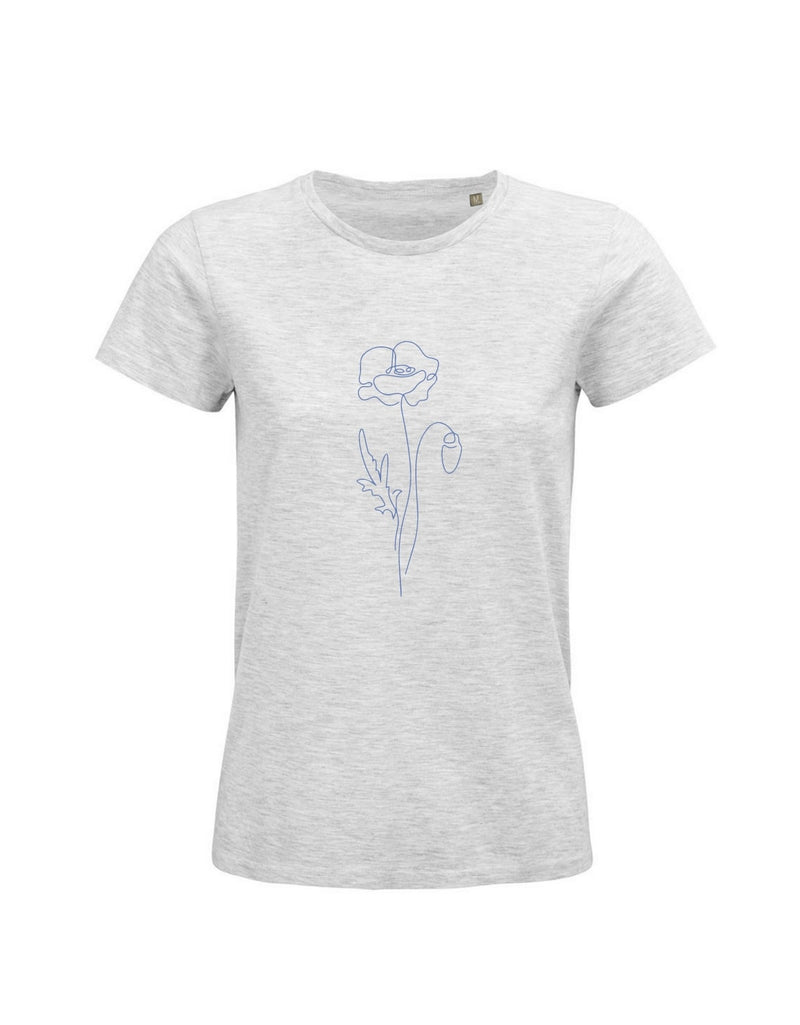 Damen T-Shirt "Mohnblume"