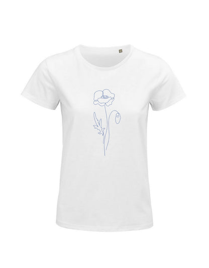 Damen T-Shirt "Mohnblume"