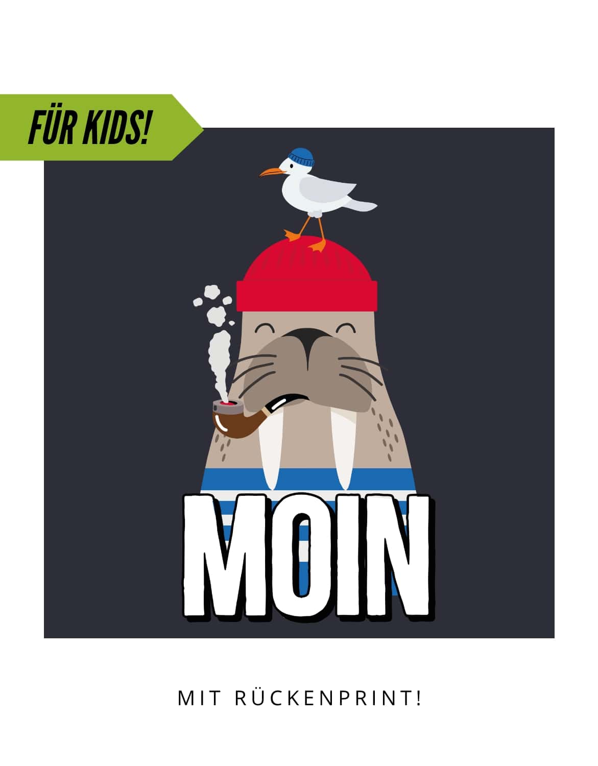 Kids Motiv "Moin Walross"