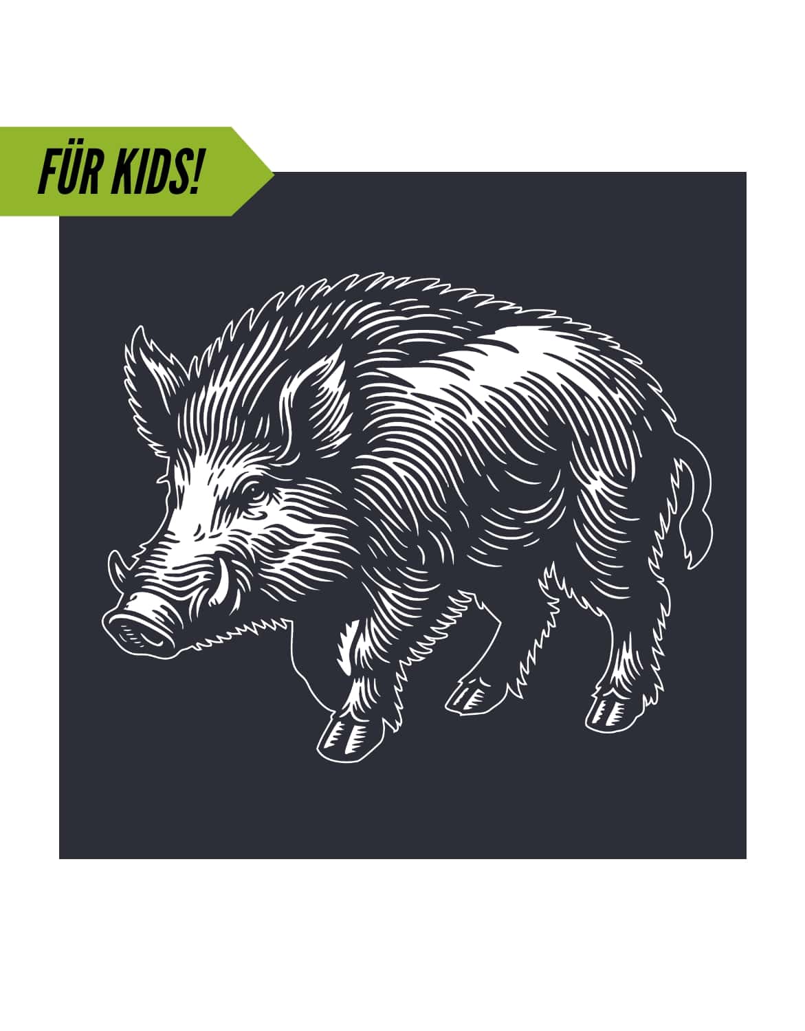 Kids Motiv "Wildschwein"