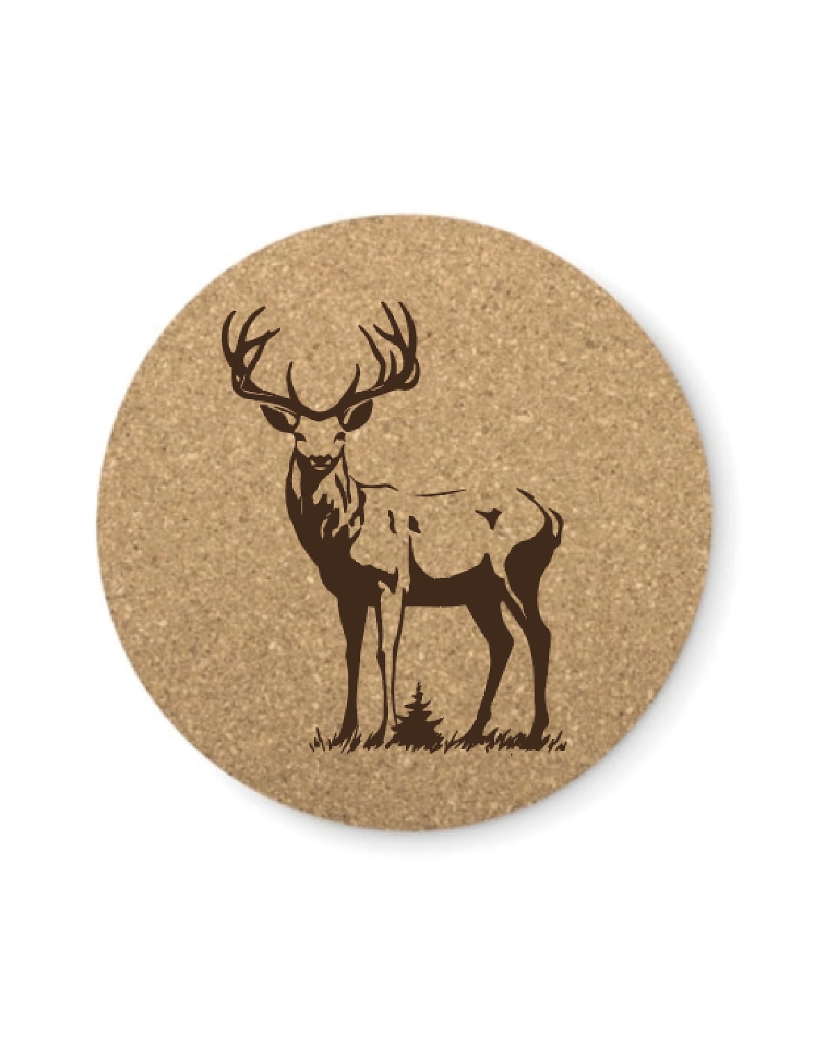 Untersetzer aus Kork für Gläser