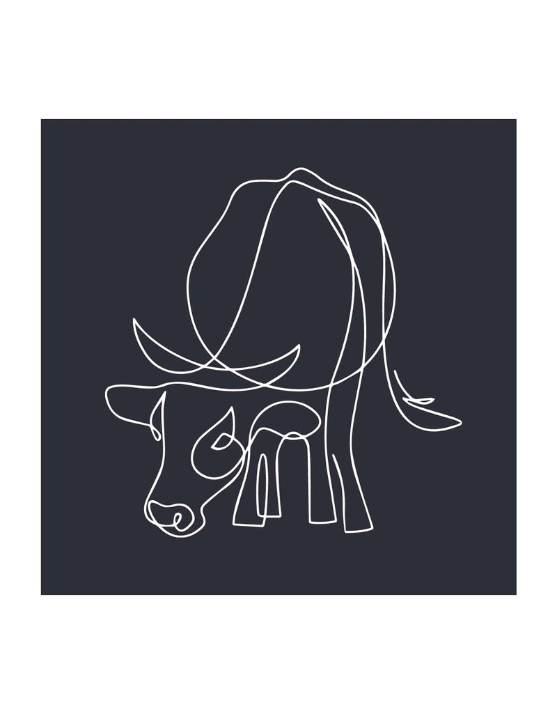 Langarmshirt Mit Kuh-Motiv - Lustiges Landwirt Design Mit Rind-Aufdruck