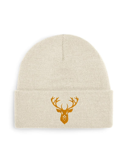 Strick-Beanie "Hirschkopf"