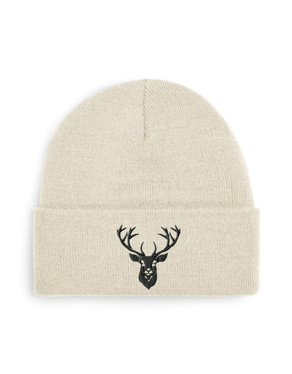 Strick-Beanie "Hirschkopf"