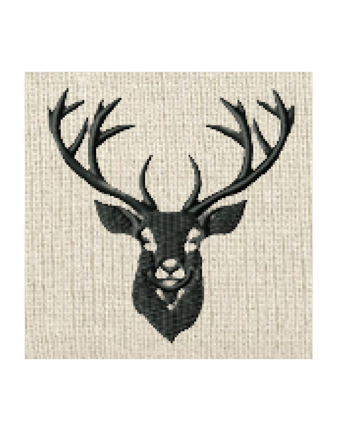 Strick-Beanie "Hirschkopf"