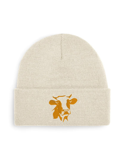 Strick-Beanie "Kuh"
