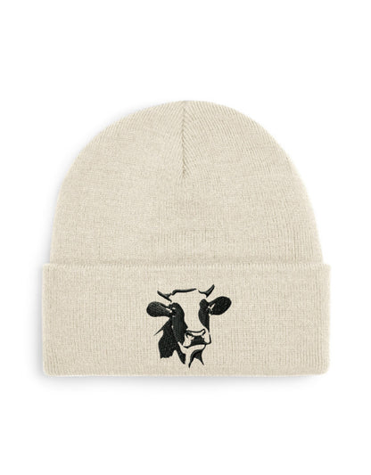 Strick-Beanie "Kuh"