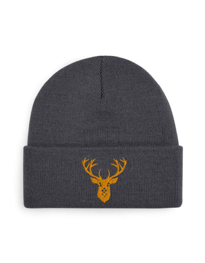 Strick-Beanie "Hirschkopf"
