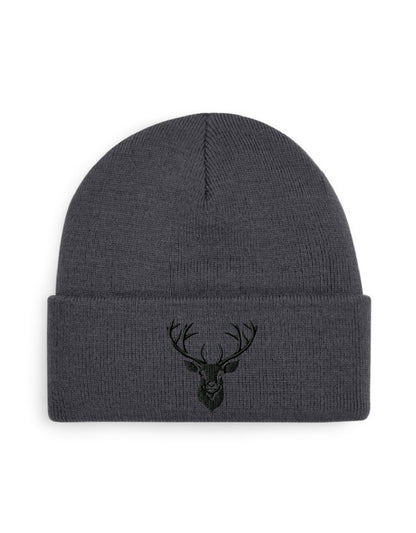 Strick-Beanie "Hirschkopf"