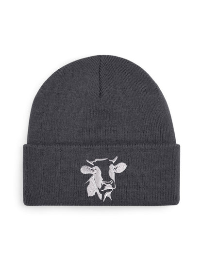 Strick-Beanie "Kuh"