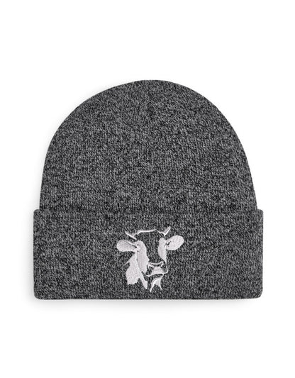 Strick-Beanie "Kuh"