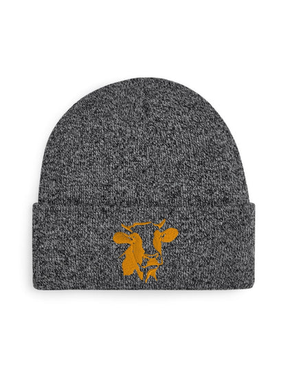 Strick-Beanie "Kuh"