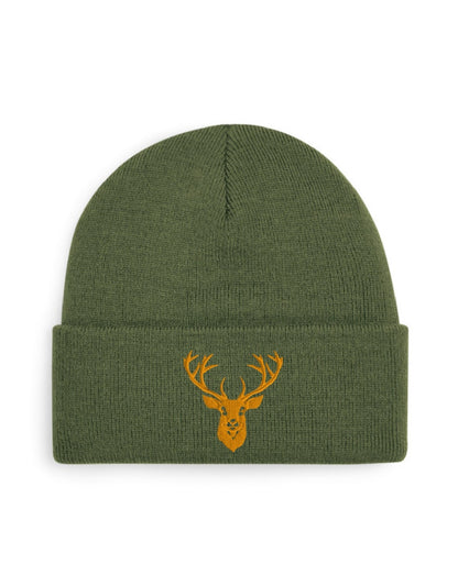Strick-Beanie "Hirschkopf"