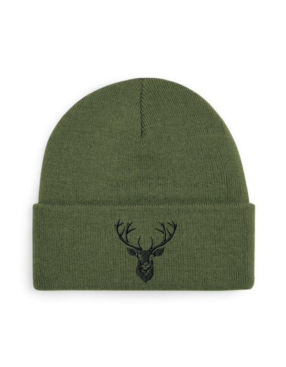 Strick-Beanie "Hirschkopf"