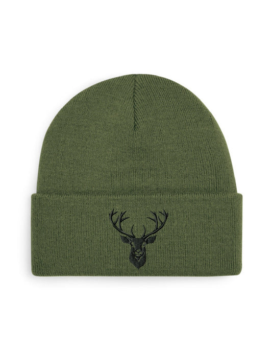 Strick-Beanie "Hirschkopf"