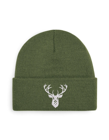 Strick-Beanie "Hirschkopf"