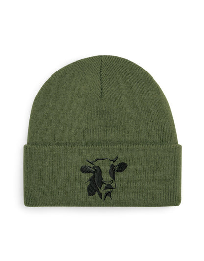 Strick-Beanie "Kuh"