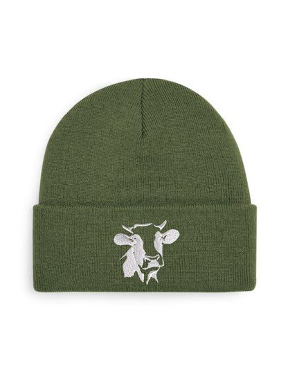 Strick-Beanie "Kuh"
