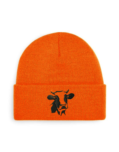 Strick-Beanie "Kuh"