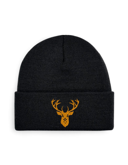 Strick-Beanie "Hirschkopf"