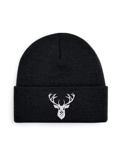 Strick-Beanie "Hirschkopf"