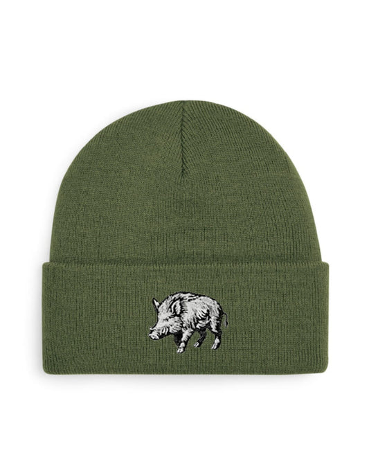 Strick-Beanie "Wildschwein #2"