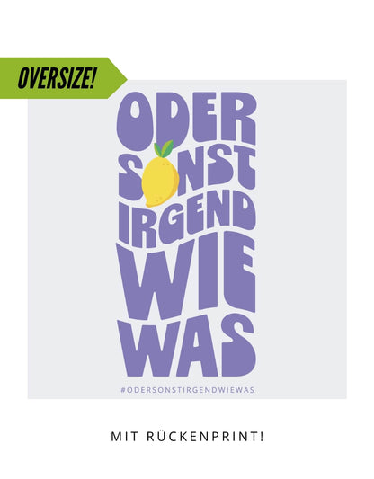 Oversize Motiv "Odersonstirgendwiewas"