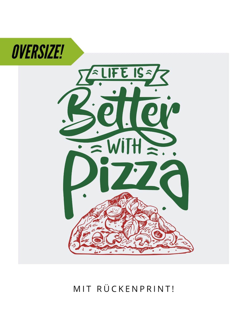 Oversize Motiv "Pizza"