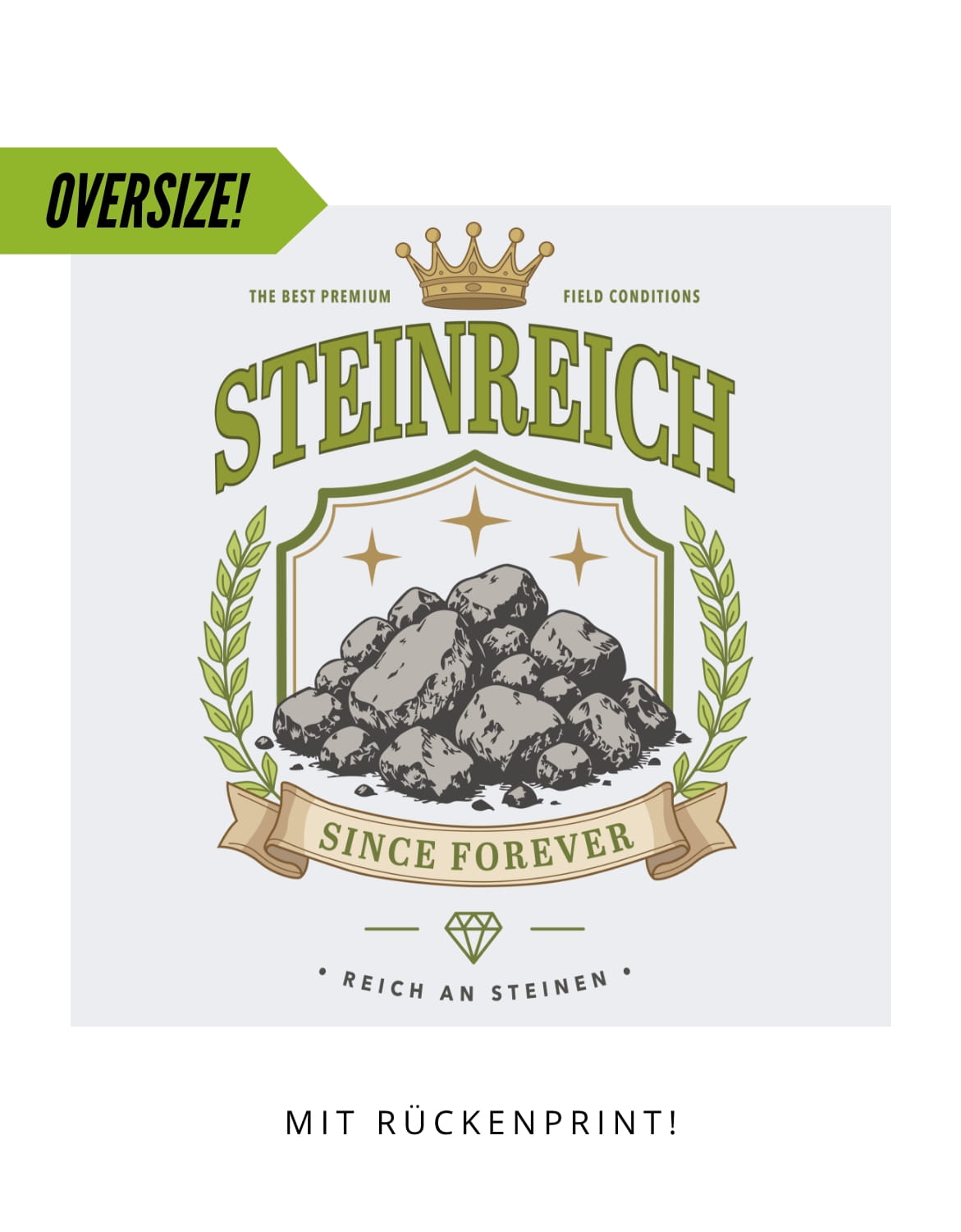 Oversize "Steinreich"