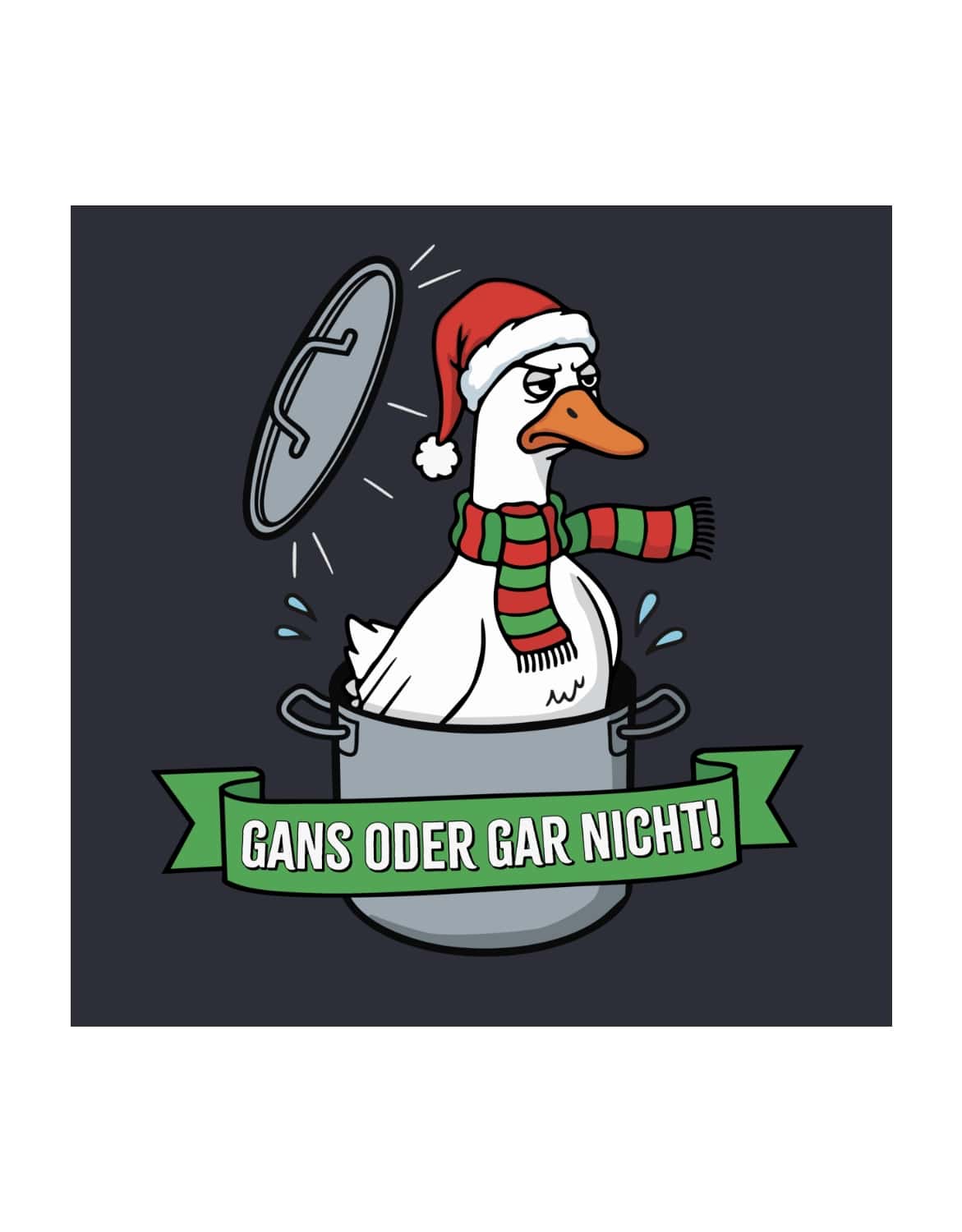 Motiv "Gans oder gar nicht"