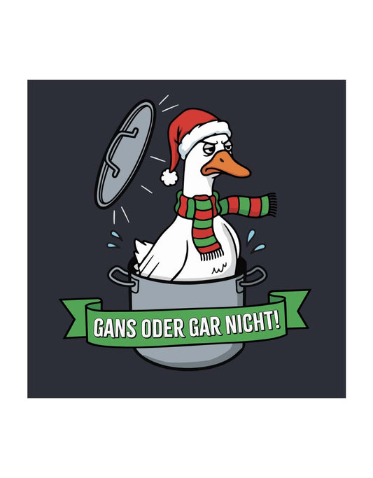 Motiv "Gans oder gar nicht"