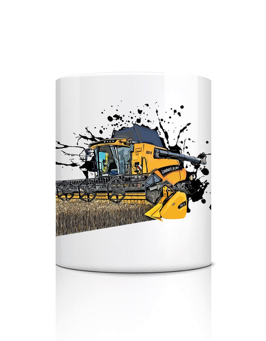 Tasse "Mähdrescher" weiß