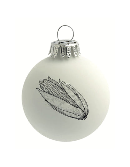 Weihnachtskugel weiß