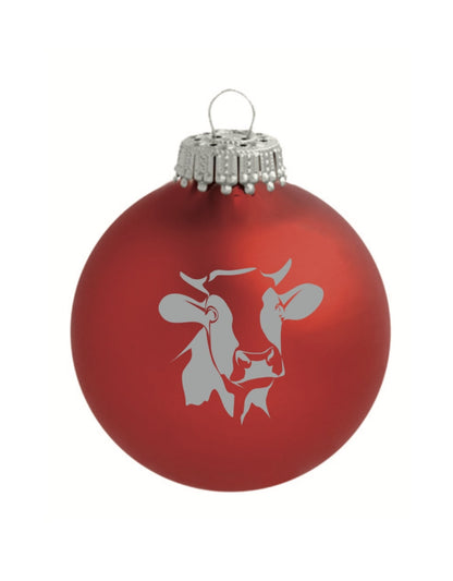 Weihnachtskugel rot