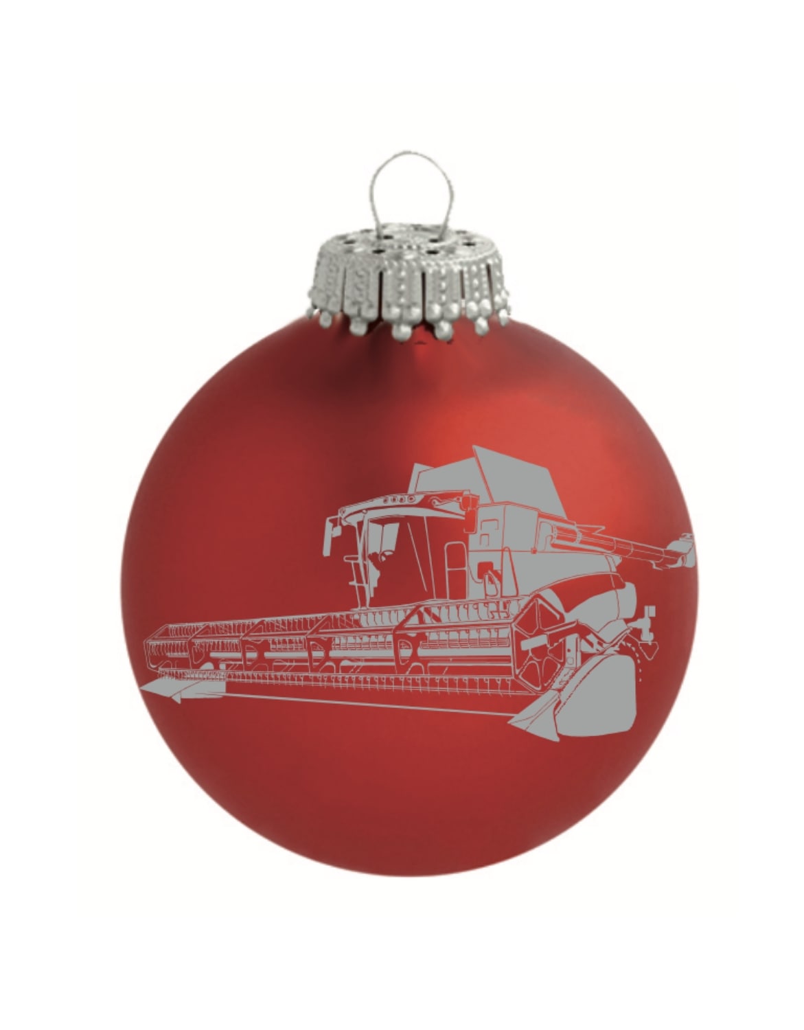 Weihnachtskugel rot
