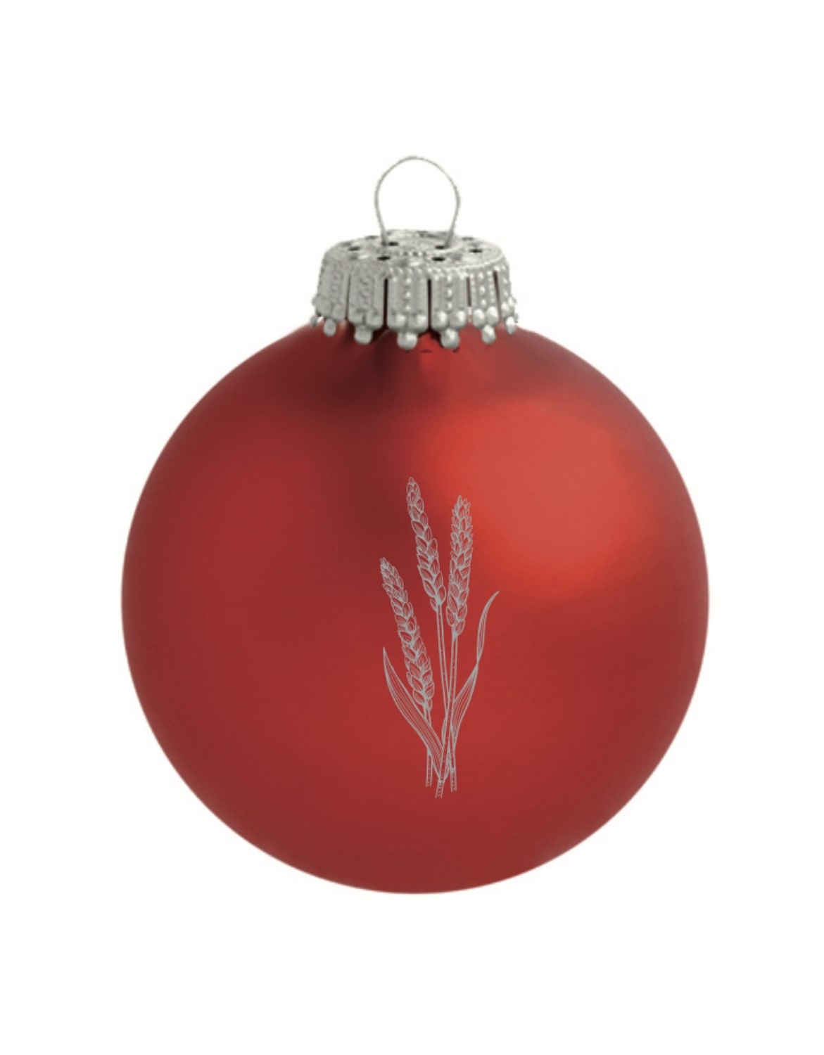 Weihnachtskugel rot
